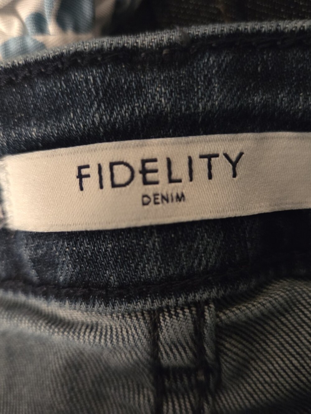 Fidelity Denim Skinny Jeans in Dark Blue